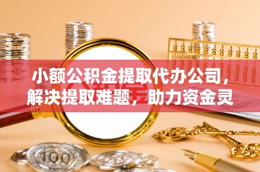孟村小额公积金提取代办公司，解决提取难题，助力资金灵活使用