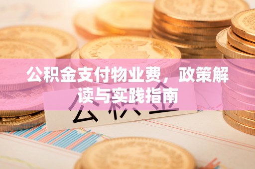 孟村公积金支付物业费，政策解读与实践指南
