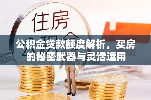 孟村公积金贷款额度解析，买房的秘密武器与灵活运用