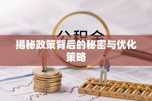孟村揭秘政策背后的秘密与优化策略