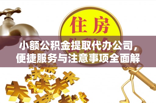 孟村小额公积金提取代办公司，便捷服务与注意事项全面解析