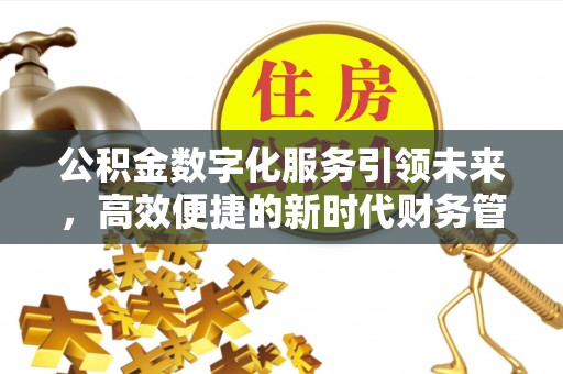 孟村公积金数字化服务引领未来，高效便捷的新时代财务管理