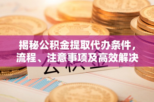 孟村揭秘公积金提取代办条件，流程、注意事项及高效解决方案