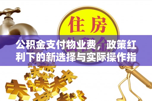 孟村公积金支付物业费，政策红利下的新选择与实际操作指南