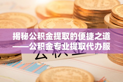 孟村揭秘公积金提取的便捷之道——公积金专业提取代办服务解析