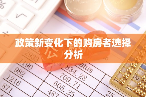 孟村政策新变化下的购房者选择分析
