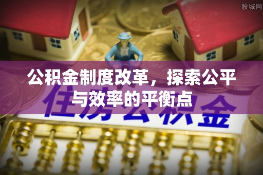孟村公积金制度改革，探索公平与效率的平衡点