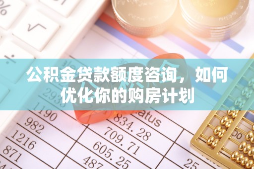 孟村公积金贷款额度咨询，如何优化你的购房计划
