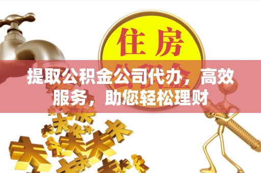 孟村提取公积金公司代办，高效服务，助您轻松理财