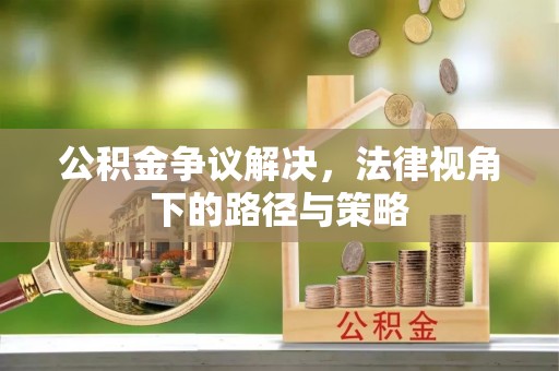 孟村公积金争议解决，法律视角下的路径与策略