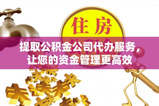 孟村提取公积金公司代办服务，让您的资金管理更高效